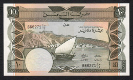 YEMEN  : 10 Dinars  - P10b -  UNC - Yemen