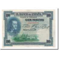 Billet, Espagne, 100 Pesetas, 1925, 1925-07-01, KM:69a, TTB - 100 Peseten