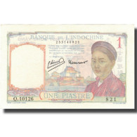 Billet, FRENCH INDO-CHINA, 1 Piastre, Undated (1945), KM:54e, SPL+ - Indochina