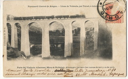 Ferrocaril Central De Aragon Valencia Teruel Calatayud Viaducto Albentosa Mora De Rubiejos Jarestrea Putna Romania - Otros & Sin Clasificación