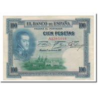 Billet, Espagne, 100 Pesetas, 1925, 1925-07-01, KM:69a, TB+ - 100 Pesetas