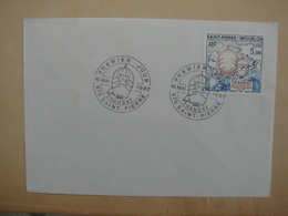 SPM/Saint Pierre Et Miquelon-Enveloppe 1er Jour FDC TRANSAT 16 Mai 1987 - Brieven En Documenten