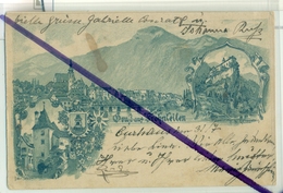 Gruss Aus Frohnleiten, Litho, 1897??, Great Condition, With Postmark And Stamp, Rabenstein Burg, Der Tabor - Frohnleiten