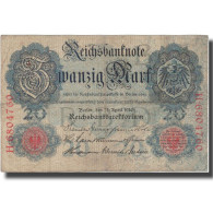 Billet, Allemagne, 20 Mark, 1910, 1910-04-21, KM:40b, TB+ - 20 Mark