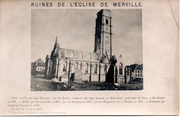 59 MERVILE CARTE PHOTO EGLISE NORD - Merville
