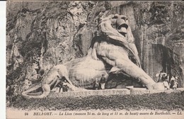 CPA [90] Territoire De Belfort > Belfort – Le Lion - Bartholdi - Animée - Belfort – Le Lion