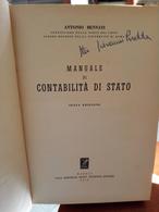 MANUALE DI CONTABILITA’ DI STATO ANTONIO BENNATI EDIZIONI JOVENE STAMPA 1970 DIMENSIONI CM 25X17 PAGINE 591 COPERTINA RI - Droit Et économie