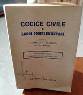 CODICE CIVILE E LEGGI COMPLEMENTARI F. CARNELUTTI W. BIGIAVI A. CALTABIANO EDIZIONI CEDAM STAMPA 1981 DIMENSIONI CM 17X1 - Law & Economics