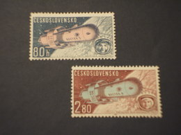 CECOSLOVACCHIA - P.A. 1963 VOSTOK V-VI  2 VALORI  - NUOVI(++) - Luchtpost