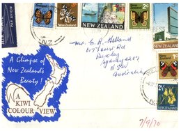 (1000) New Zealand To Australia  Cover - 1970 (advertising) - Lettres & Documents