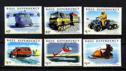 Terre De Ross ** N° 72 à 77 - Moyens De Transport à Ross - Unused Stamps