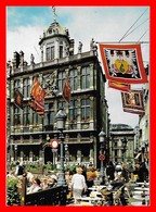 4 CPSM/gf BRUXELLES (Belgique)  Le Roi D'espagne / Manneken-Pis / Grand'Place / Le Stade Du Heysel. *8178 - Lotti, Serie, Collezioni