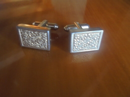 Vintage - Paire De Boutons De Manchette - Cuff Links & Studs