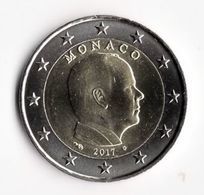 **2 EUROS  MONACO 2017  ALBERT II TRANCHE A /  Piece Peu Circulée ( Quasi Neuve )  ** - Monaco