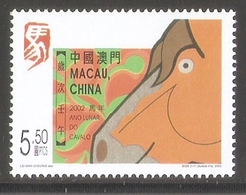 Macau/Macao 2002 Zodiac/Year Of Horse Stamp 1v MNH - Nuevos