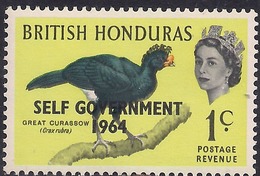 British Honduras 1964 QE2 1c Self Government SG 217 UMM ( G1070 ) - British Honduras (...-1970)