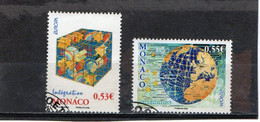 MONACO    2006  Y.T. N° 2542  2543  Oblitéré - Used Stamps