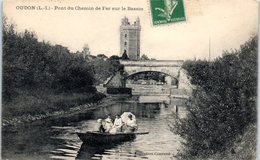 44 - OUDON --  Pont Du Chemin De Fer Sur Le Bassin - Oudon