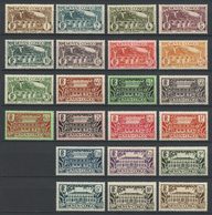 CONGO 1933 N° 113/134 Sauf 128A Et 131 ** Neufs  MNH Luxe C 265 € Institut Pasteur Viaduc Mindouli Palais Gouverneur - Unused Stamps