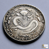China - Yunnan Province - 50 Cents - 1908 - FALSE - Monedas Falsas