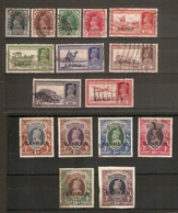 BAHRAIN 1938 - 1941 SET SG 20/37 FINE USED Cat £450 - Bahrain (...-1965)