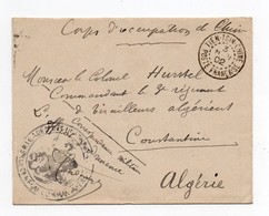!!! PRIX FIXE : CORPS EXP DE CHINE, LETTRE DE TSIEN-TSIN DE 1902 POUR L'ALGERIE - Lettres & Documents