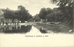 NIEBLUM A. Föhr, Dorfstrasse (1910s) AK - Föhr