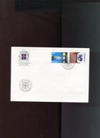 1988 Europa CEPT ICELAND FDC Transport Communication Airplane Bike Ship Train Satellite Telephone Horse.. - 1988