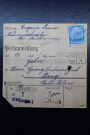 Elsass Alsace :  Postanweisung Niedermorschwikr -> Mulhaussen   Notstempel 1940 - Occupation 1938-45