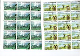 1990  Zaïre  Tourisme Volcan   10 Séries 1444/47 ** Mi.1039/42 **  4 Valeurs  Cote 45,-Euros - Ungebraucht