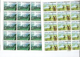 1990  Zaïre  Tourisme Volcan   100 Séries 1444/47 ** Mi.1039/42 **  4 Valeurs  Cote 450,-Euros - Unused Stamps