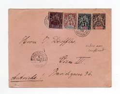 !!! PRIX FIXE : CONGO, ENTIER POSTAL + COMPLTS CACHET LIBREVILLE 1899 POUR VIENNE - Brieven En Documenten