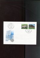 1987 Europa CEPT LUXEMBOURG FDC Architecture - 1987