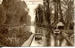 N°65413 -cpa Marcilly Sur Eure -bords De L'Eure Au Moulin- - Marcilly-sur-Eure