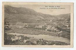 Allemagne - Bad Munster A.stein Panorama Von Der Ebernburg Aus Gesehen 1918 - Bad Muenster A. Stein - Ebernburg