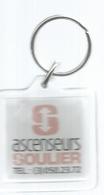 Porte Clefs, Clés, Ascenseurs SOULIER , Service Aprés-vente  , 2 Scans , Frais 2.25 E - Key-rings