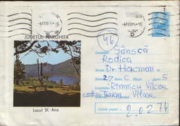 Romania - Postal Stationery Cover Used 1973 - Saint Ana Volcanic Lake - Volcanos