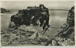 CORNWALL - NEWQUAY - THE ISLAND AND CHILDREN'S BATHING POOL RP  Co223 - Newquay