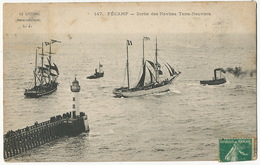 Navires Terre Neuviers In Fecamps Newfoundland St Pierre Miquelon Islande Convoyeur Breauté Feacamp - Other & Unclassified