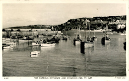 CORNWALL - ST IVES  - THE HARBOUR  ENTRANCE AND SMEATONS PIER RP Co152 - St.Ives