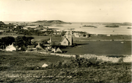 CORNWALL - SCILLIES - TRESCO CHURCH & OLD GRIMSBY RP - GIBSON Co49a - Scilly Isles