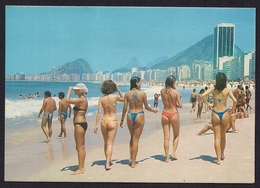 Brazil - Copacabana Beach With Girls In Ioincloth [F.Vidigal 101-40] - Copacabana