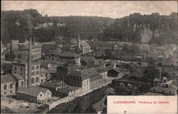! Alte Ansichtskarte Luxemburg Luxembourg, Faubourg De Clausen, Fabrik, Usine - Luxemburg - Town