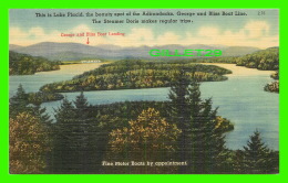 ADIRONDACKS, NY - THIS IS LAKE PLACID - GEORGE AND BLISS BOAT LINE - THE STEAMER DORIS - PUB. BY STANDARD SUPPLY CO - - Adirondack