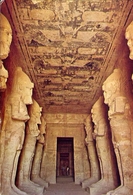 Abu - Simbel - Osiris Columns In The Temple - Formato Grande Viaggiata – E 7 - Tempels Van Aboe Simbel