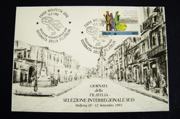 MOLFETTA 1993   FDC  MOSTRA FILATELICA    PUGLIA  BARI FIRST DAY  PREMIER JOUR  MAXIMUM - Molfetta