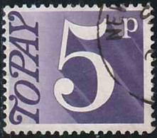 GB 1970 Taxe Yv. N°78 - 5p Violet - Oblitéré - Tasse