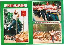 SAINT-PALAIS  - Le Festival De La Force Basque -Lasto-Altxari (Leveur De Paille) Soka Tira (Tireurs De Corde)........... - Saint Palais