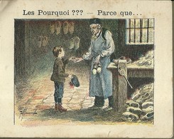 1398 " LES POURQUOI ??? ..... PARCE QUE ..... " FIGURINA DIDATTICA FRANCESE  ORIGINALE - 0-6 Anni