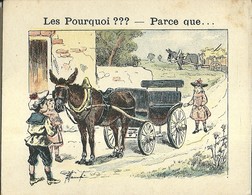 1419 " LES POURQUOI ??? ..... PARCE QUE ..... " FIGURINA DIDATTICA FRANCESE  ORIGINALE - 0-6 Years Old